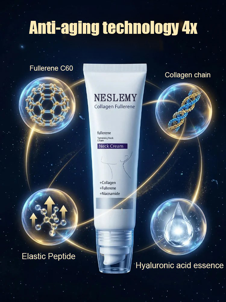 🏆Flash Sale⚡NESLEMY Collagen Fullerene Neck Cream – Elevate Your Neck Care Routine ✨
