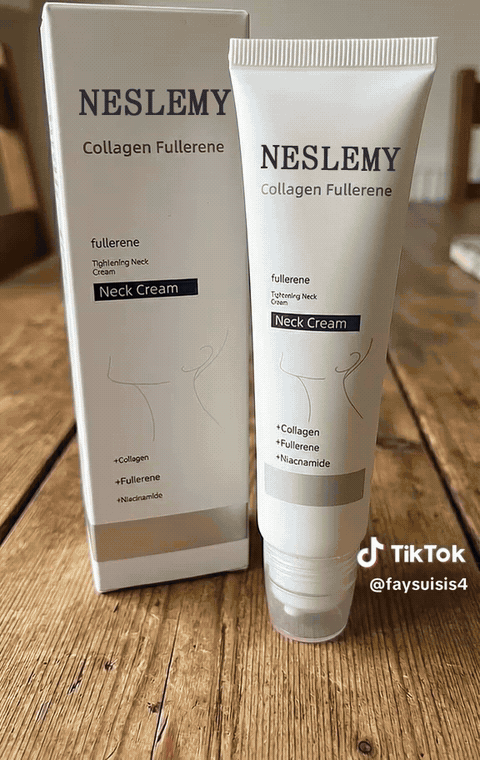 🏆Flash Sale⚡NESLEMY Collagen Fullerene Neck Cream – Elevate Your Neck Care Routine ✨